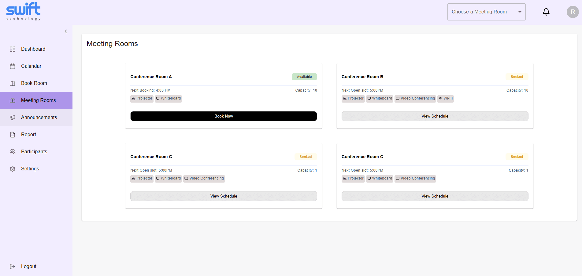 Meeting Room Booking System